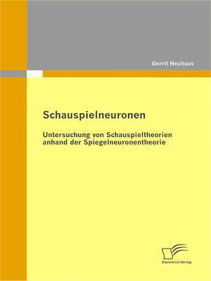 cover image of Schauspielneuronen